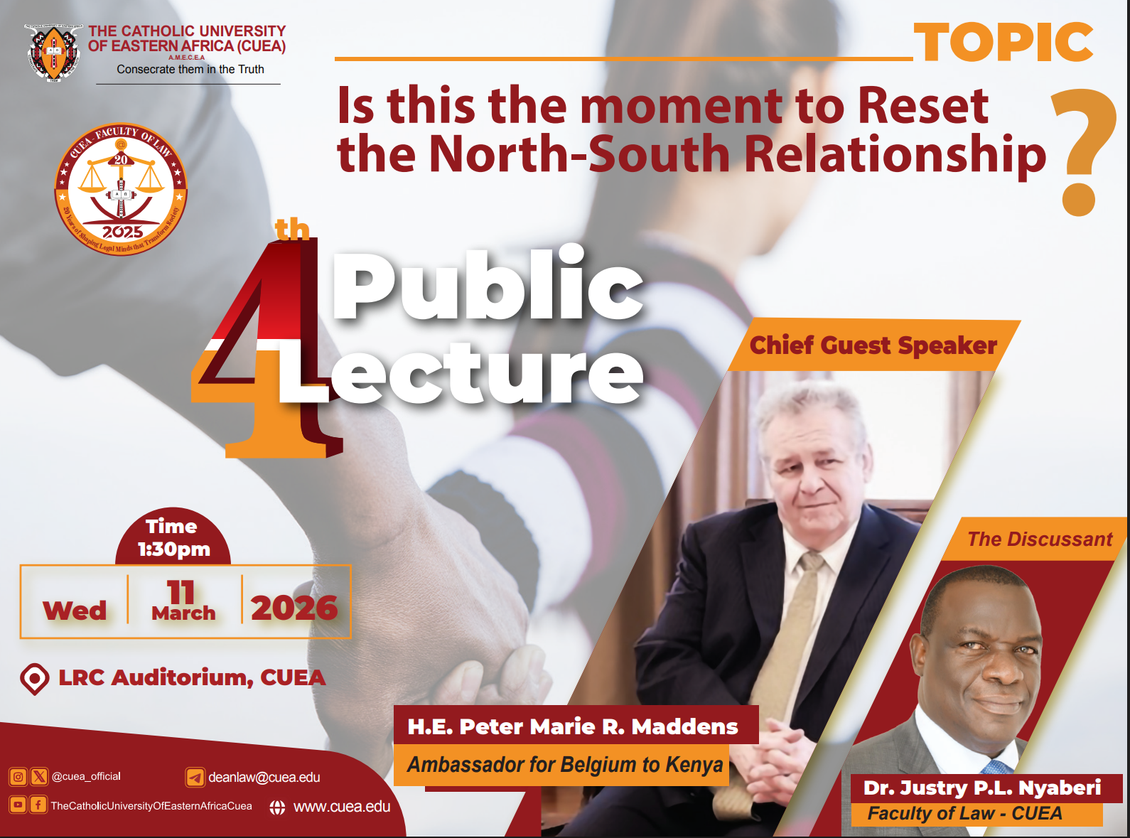4th Public Lecture: Is this the Moment to Reset the North–South Relationship?